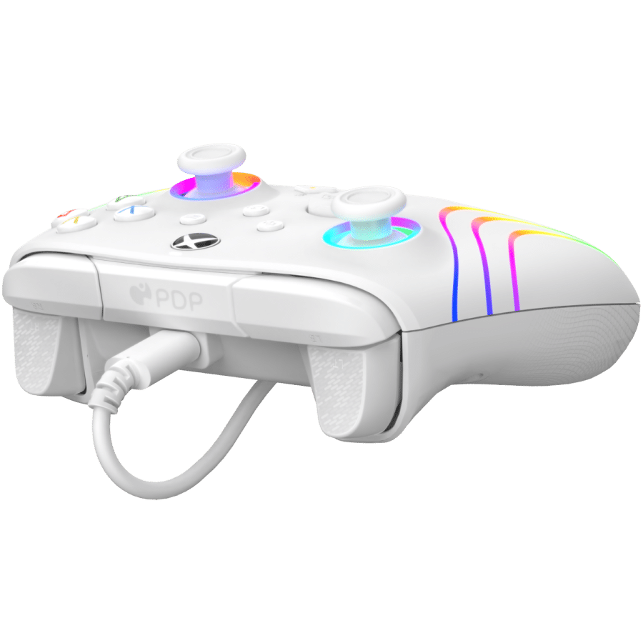 PDP AfterGlow Wave Wired Controller - White (Xbox X|S, Xbox One, PC)