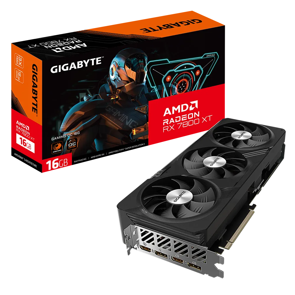 Gigabyte AMD Radeon RX 7800 XT Gaming OC 16G GDDR6 Graphics Card