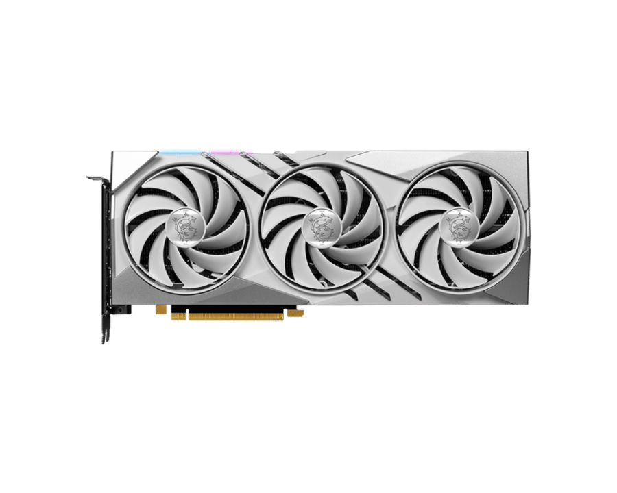 MSI NVIDIA GeForce RTX 4070 Gaming X Slim White 12G GDDR6X Graphics Card