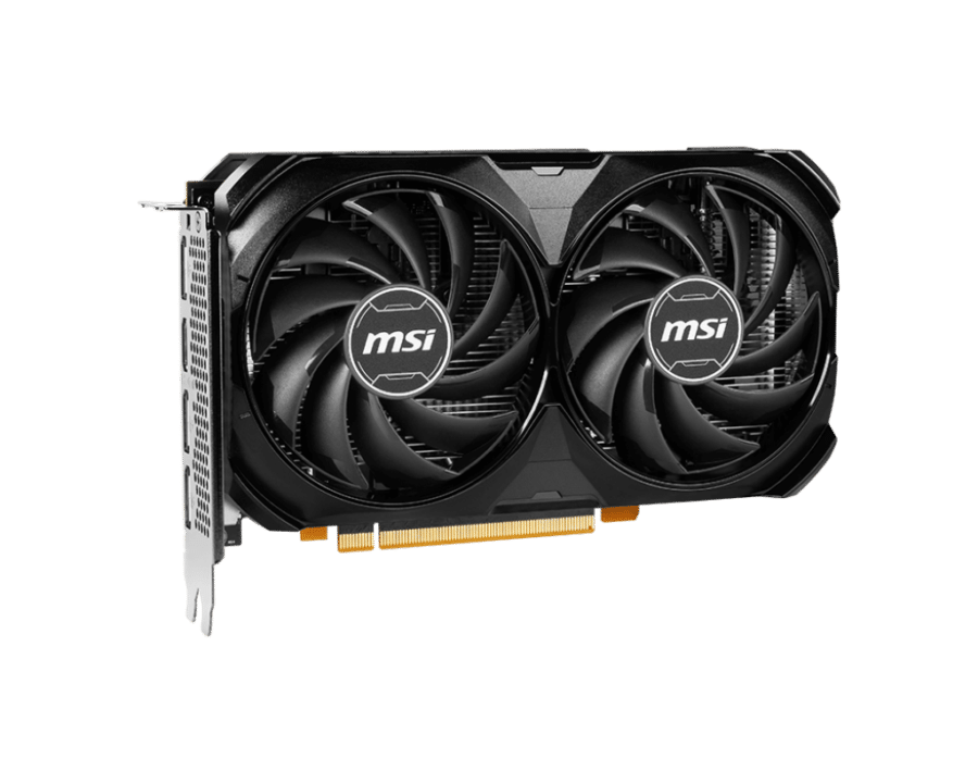 MSI NVIDIA GeForce RTX 4060 VENTUS 2X Black OC 8GB GDDR6 Graphics Card