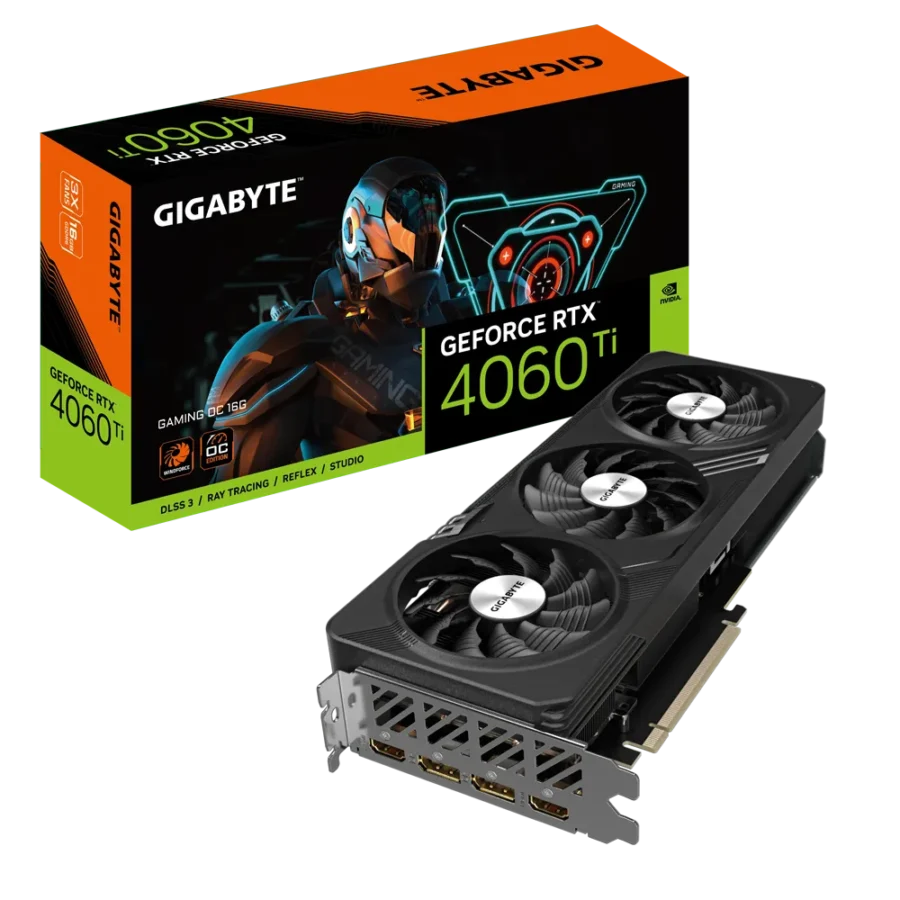 Gigabyte NVIDIA GeForce RTX 4060 Ti GAMING OC 16G GDDR6 Graphics Card