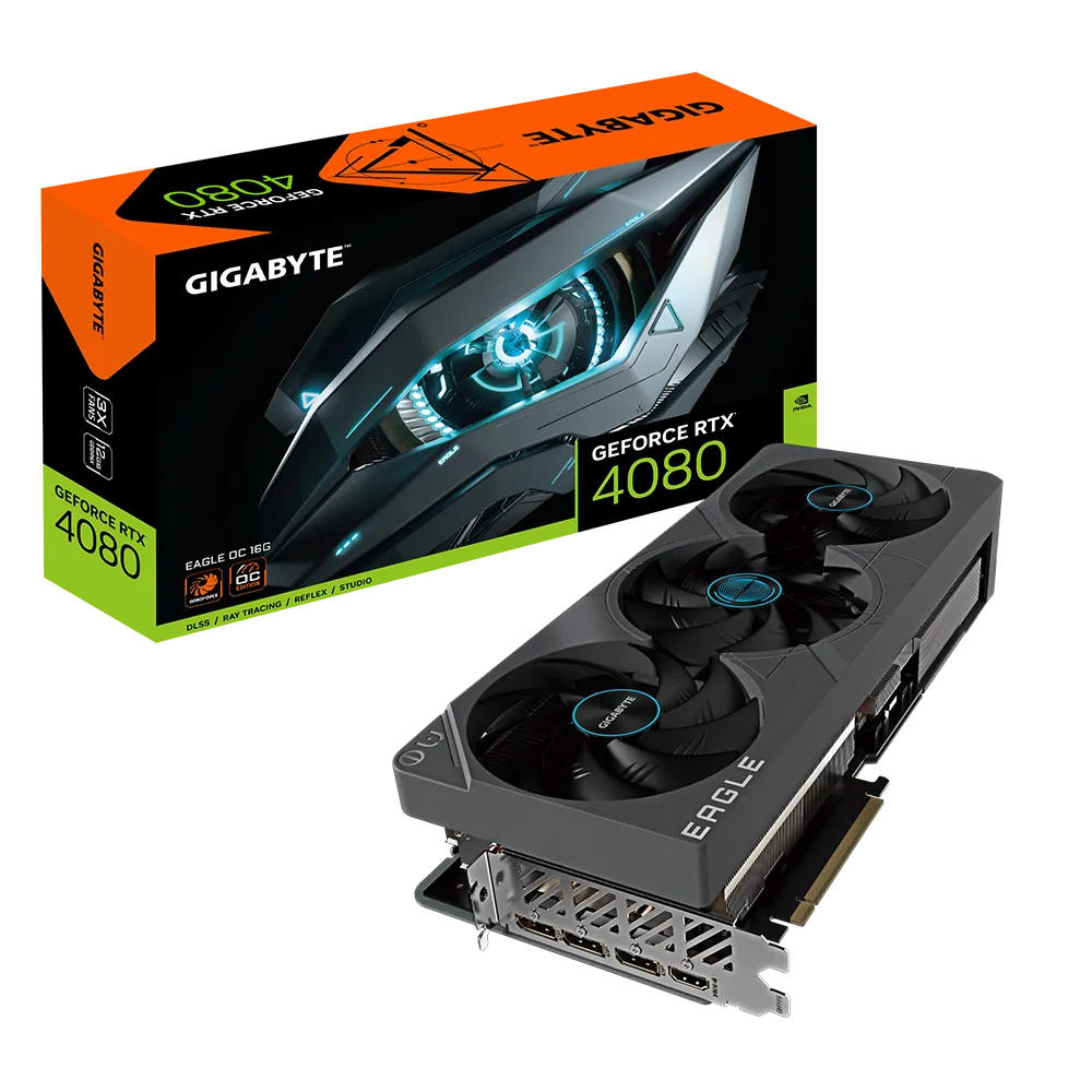 Gigabyte NVIDIA GeForce RTX 4080 EAGLE OC 16GB GDDR6X Graphics Card