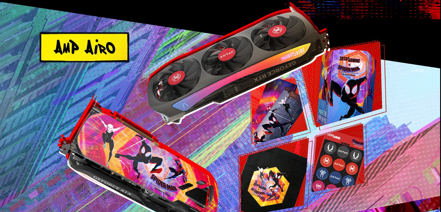 Zotac NVIDIA GeForce RTX 4070 Ti AMP AIRO Spider-Man 12GB GDDR6X Graphics Card