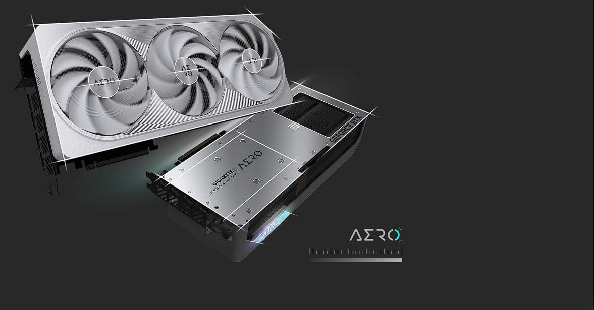 Gigabyte NVIDIA GeForce RTX 4080 AERO OC 16GB GDDR6X Graphics Card