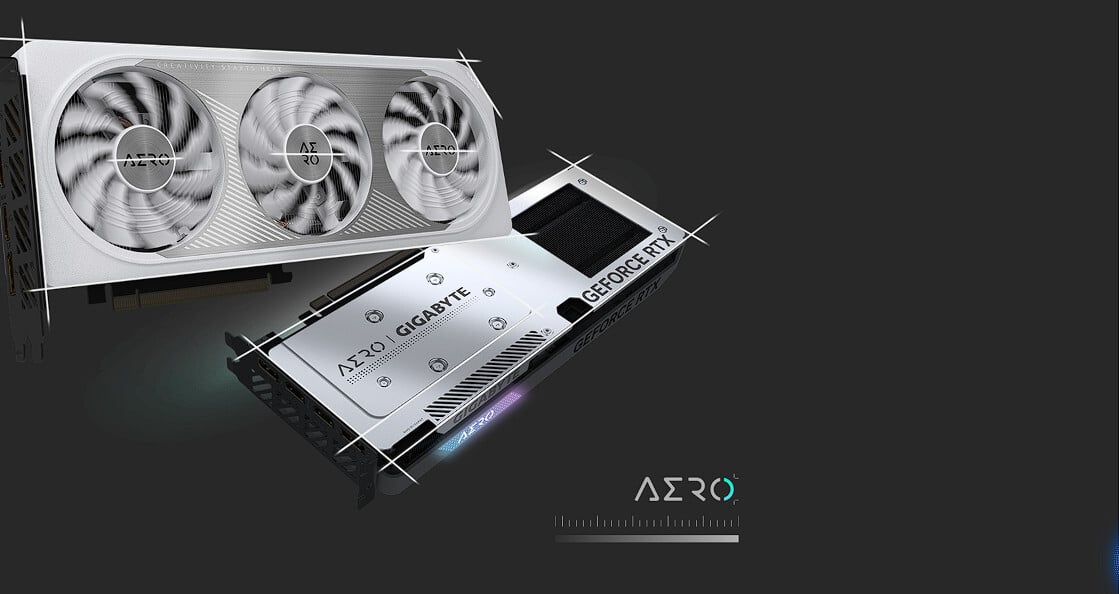 Gigabyte NVIDIA GeForce RTX 4060 AERO OC 8G GDDR6 Graphics Card
