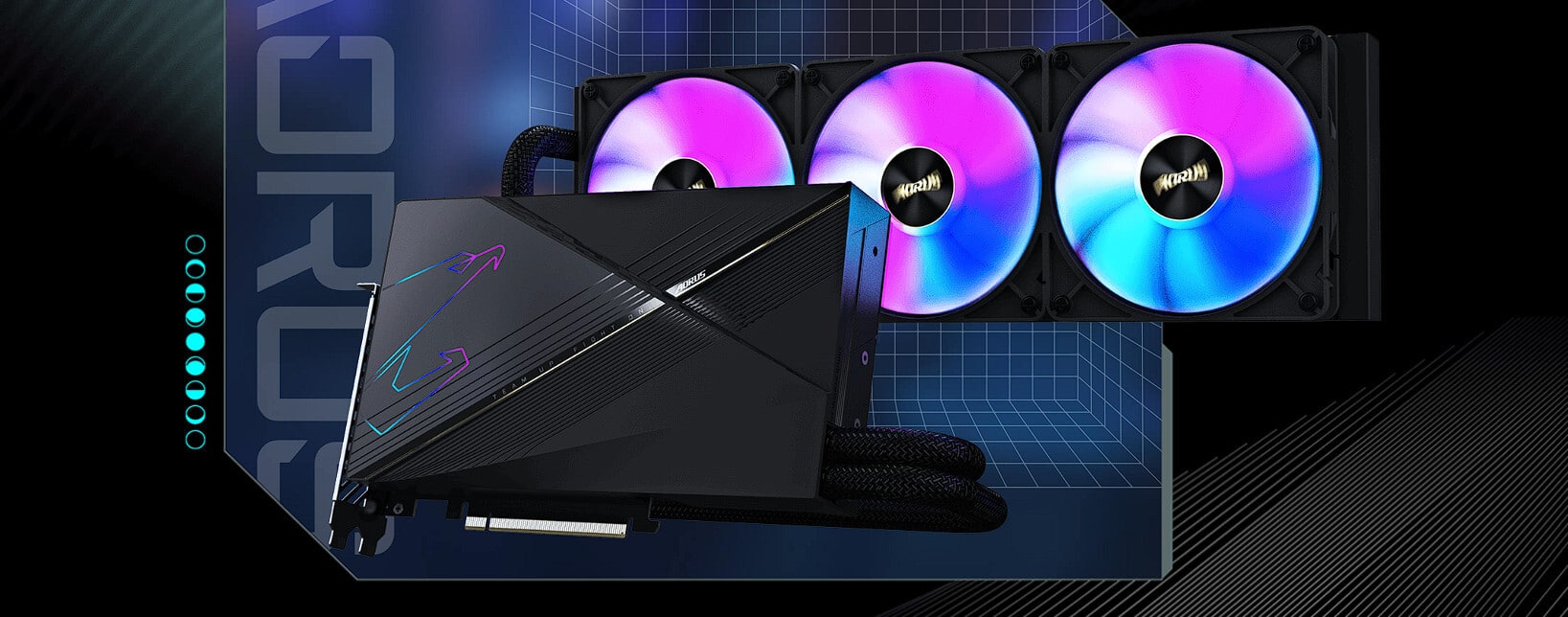 Gigabyte NVIDIA GeForce RTX 4080 AORUS XTREME WATERFORCE 16GB GDDR6X Graphics Card