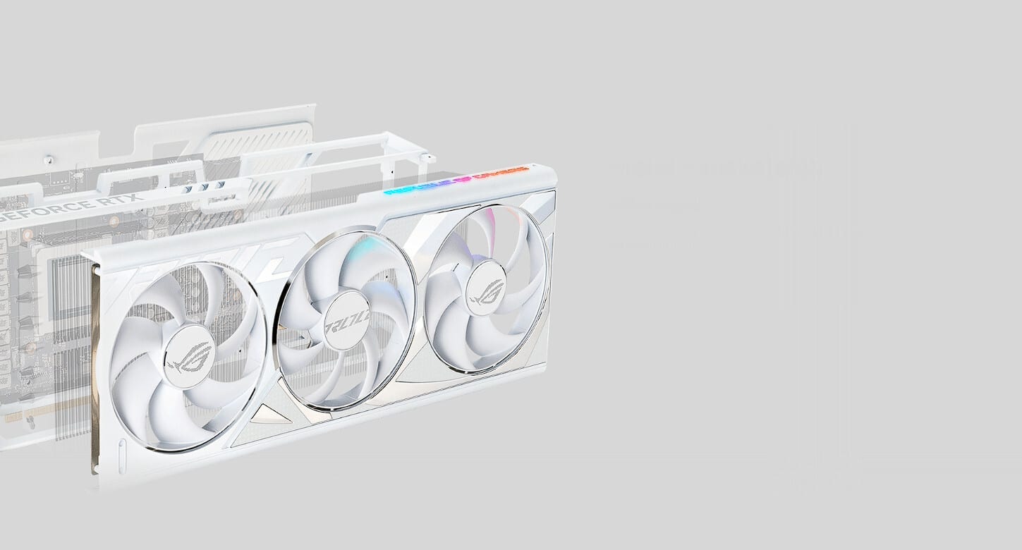 ASUS ROG Strix NVIDIA GeForce RTX 4090 White Edition 24GB GDDR6X Graphics Card
