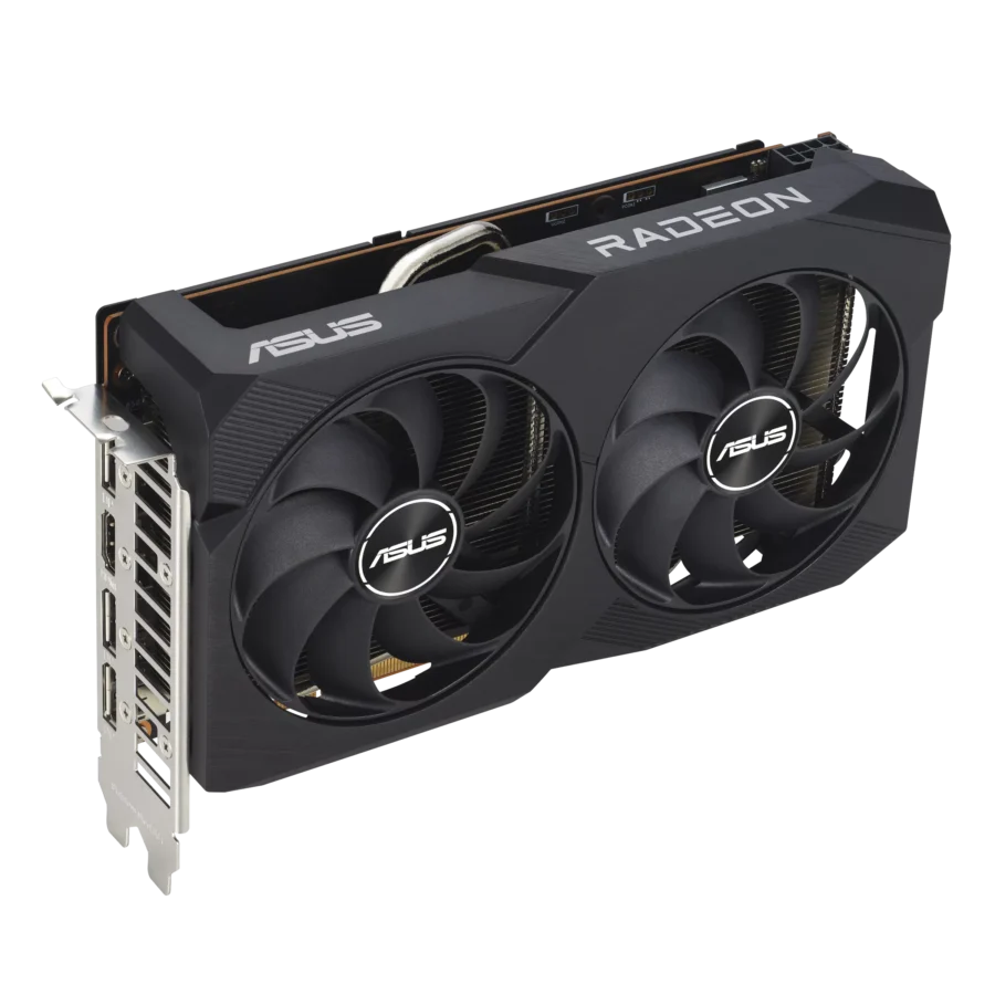 ASUS Dual AMD Radeon RX 7600 V2 OC Edition 8GB GDDR6 Graphics Card
