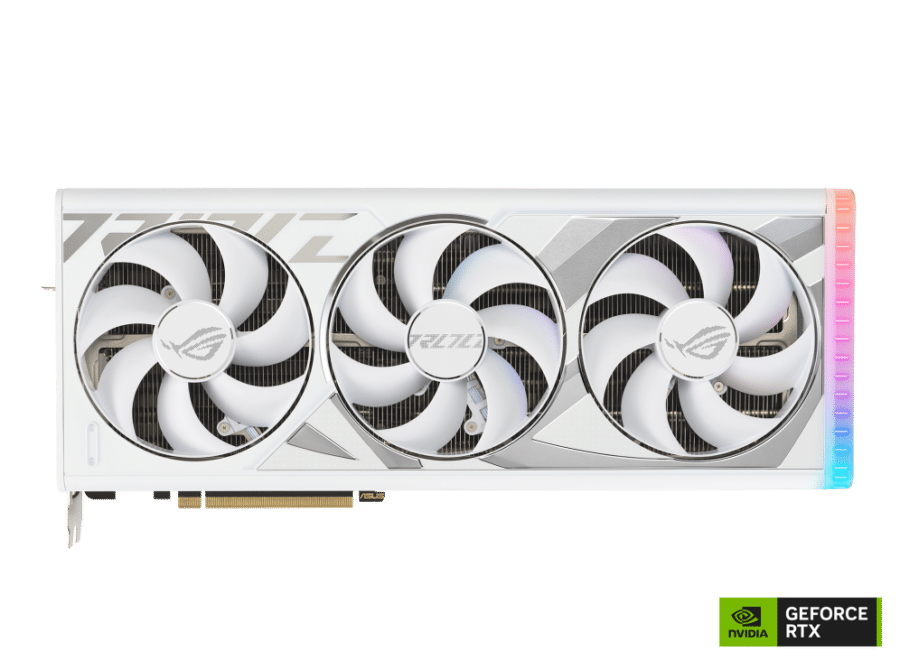 ASUS ROG Strix NVIDIA GeForce RTX 4090 White Edition 24GB GDDR6X Graphics Card
