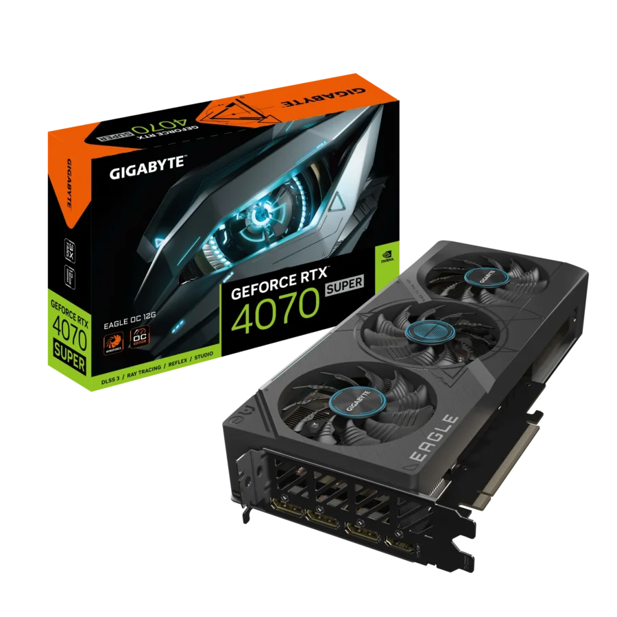 Gigabyte EAGLE GeForce RTX 4070 SUPER EAGLE OC & Box