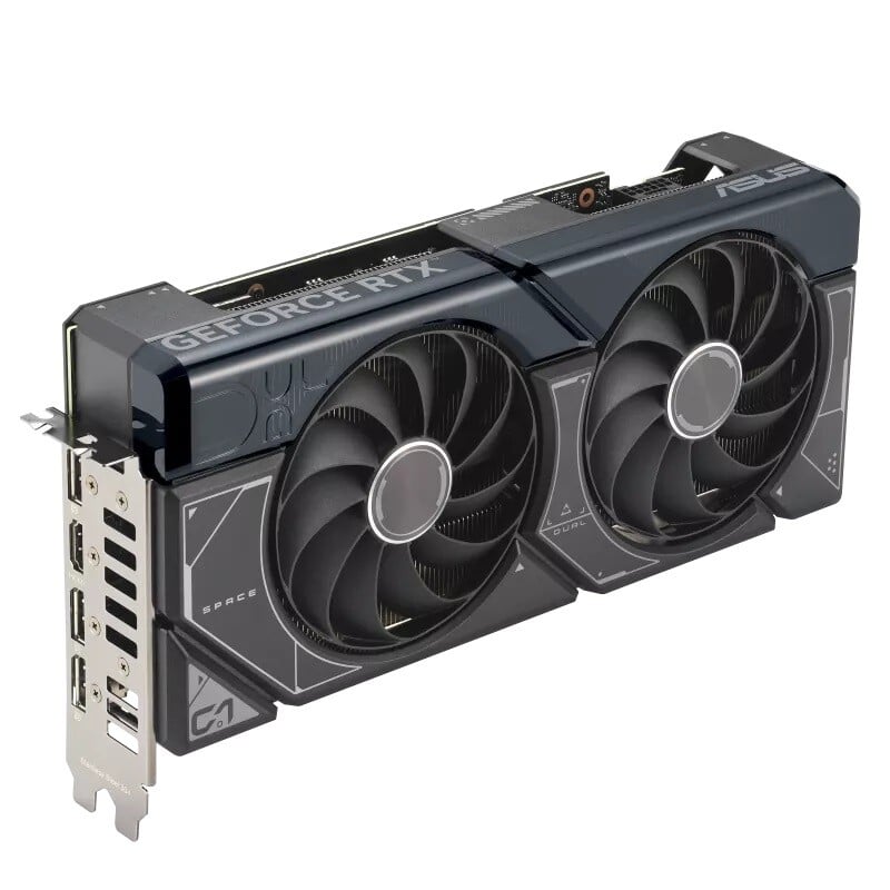 ASUS DUAL NVIDIA RTX 4070 SUPER Graphics Card Side