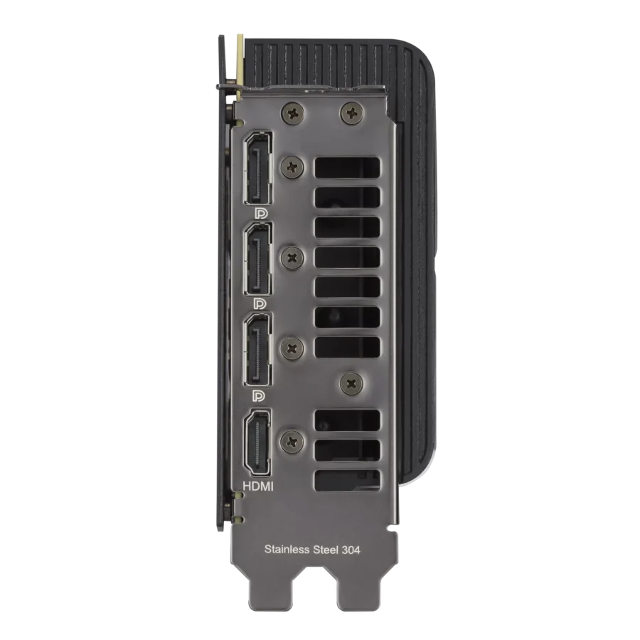 ASUS ProArt NVIDIA RTX 4070 Ti SUPER OC Graphics Card Ports