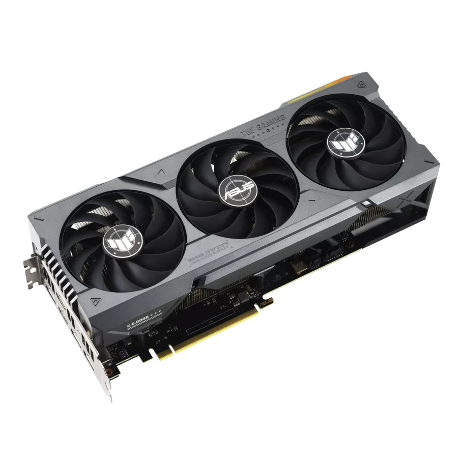 ASUS TUF GAMING NVIDIA RTX 4070 Ti SUPER OC Graphics Card Angled View