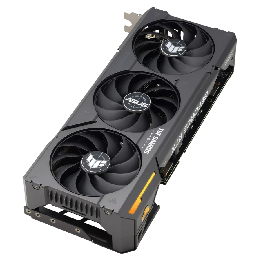 ASUS TUF GAMING NVIDIA RTX 4070 SUPER OC Graphics Card Rear View