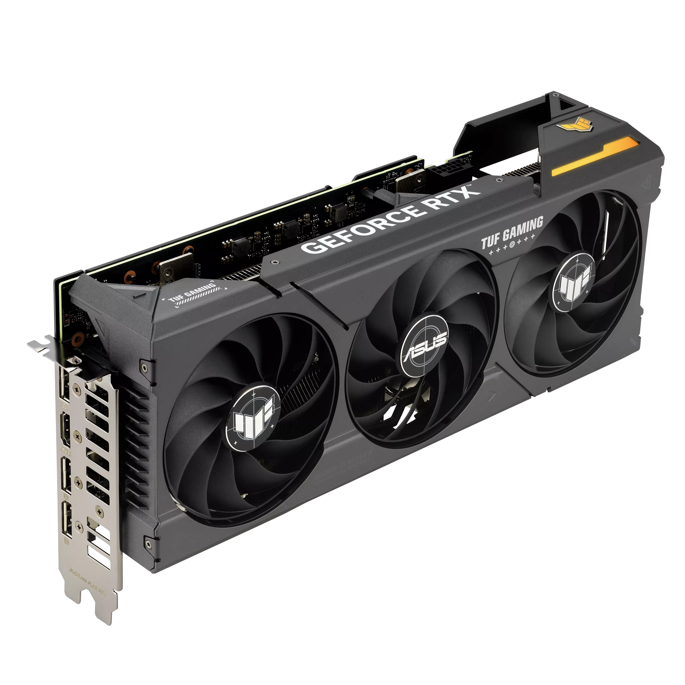ASUS TUF GAMING NVIDIA RTX 4070 SUPER OC Graphics Card Top View