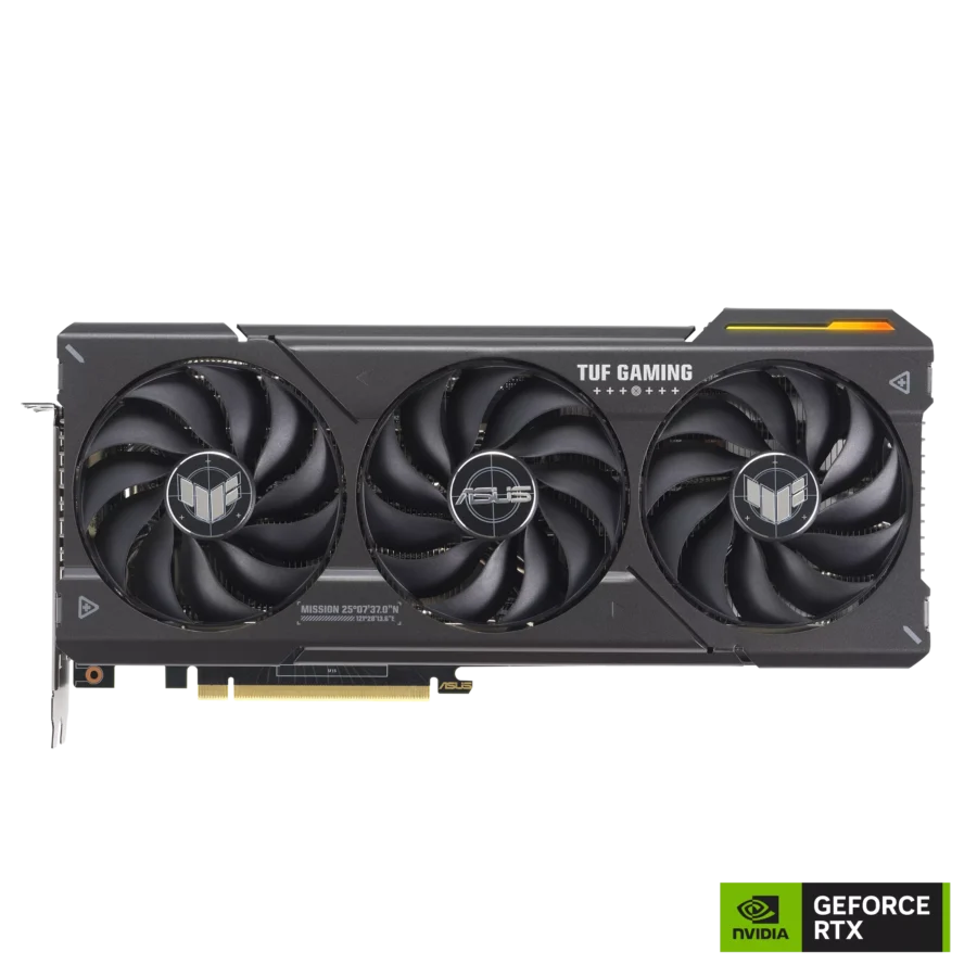 ASUS TUF GAMING NVIDIA RTX 4070 SUPER OC Graphics Card Front View
