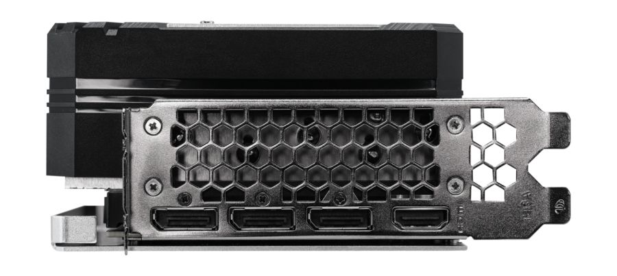Palit NVIDIA RTX 4080 SUPER GamingPro OC Graphics Card Front & Ports