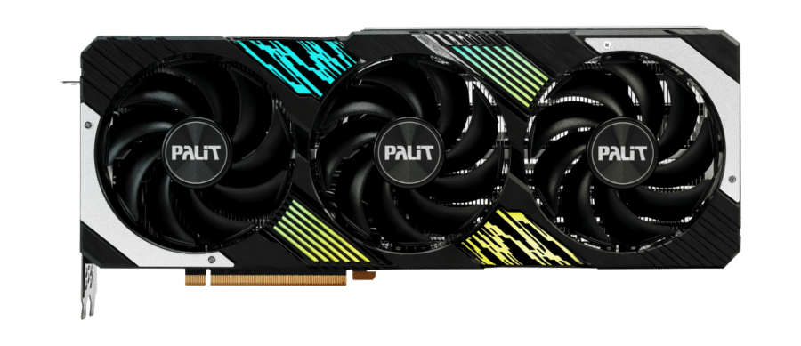 Palit NVIDIA RTX 4080 SUPER GamingPro Graphics Card Front View