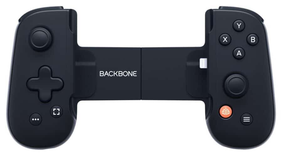 Backbone One for iPhone Gaming Controller For iOS Lightning- Lightning (2nd gen) - Black Front View Retracted