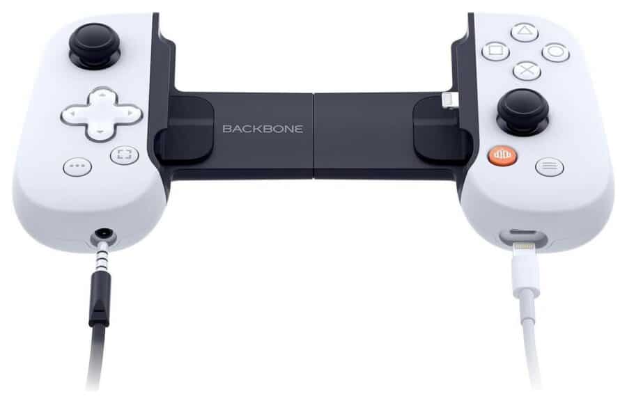 Backbone One: PlayStation Gaming Controller For iOS Lightning (2nd gen) - White Charging Ports