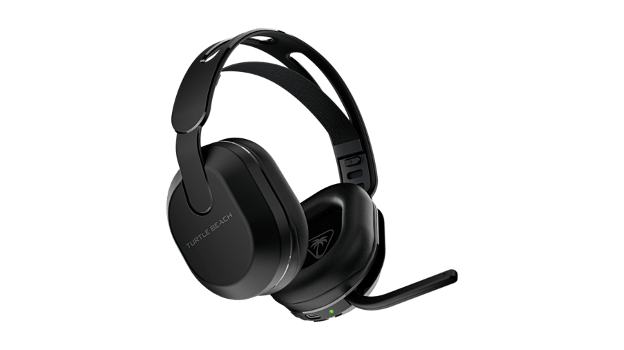 Turtle Beach - Stealth 500 XB Multiplatform Wireless Gaming Headset - Black Angled View & Mic