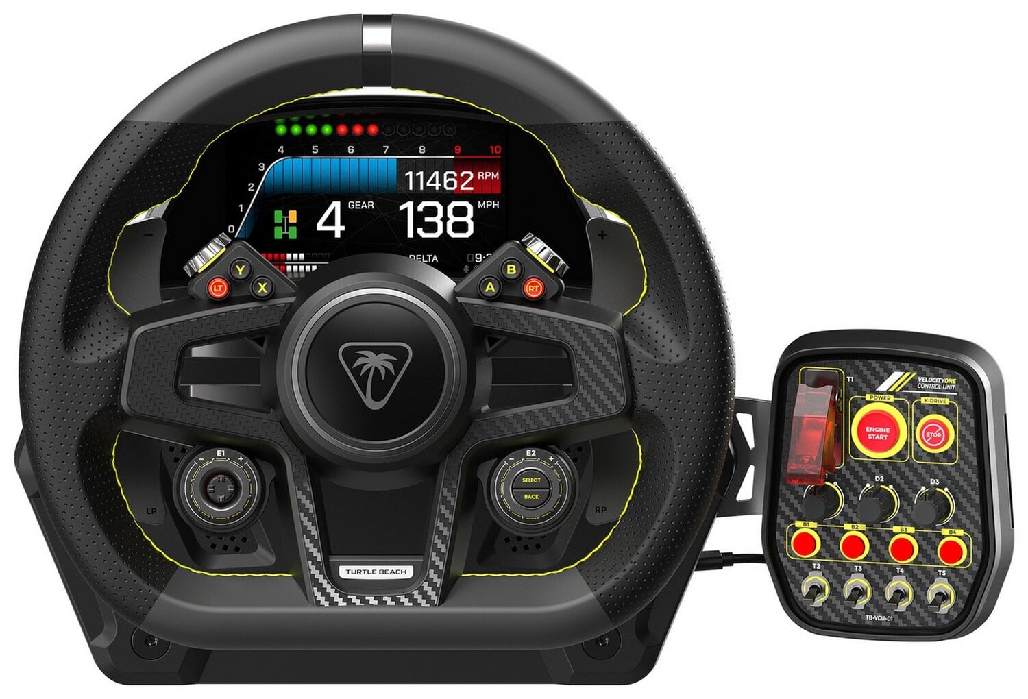 Turtle Beach - VelocityOne Race Wheel & Pedal System Front View