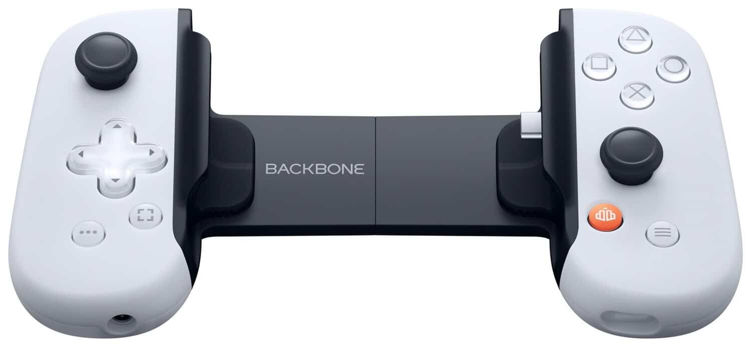 Backbone One: PlayStation Mobile Gaming Controller USB-C - Tilted Front View