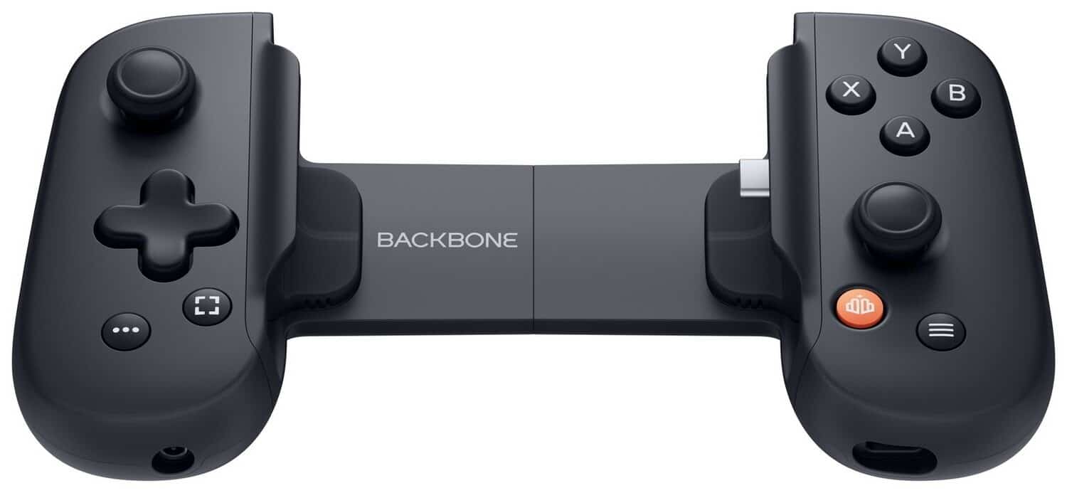 Backbone One: Xbox Mobile Gaming Controller USB-C - Black Tilted Front View