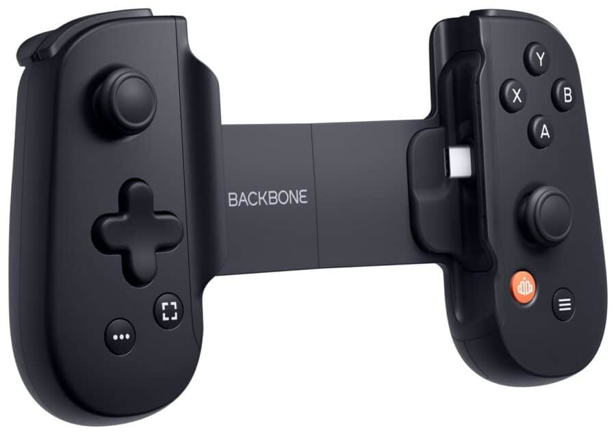 Backbone One: Xbox Mobile Gaming Controller USB-C - Black Angled Front View