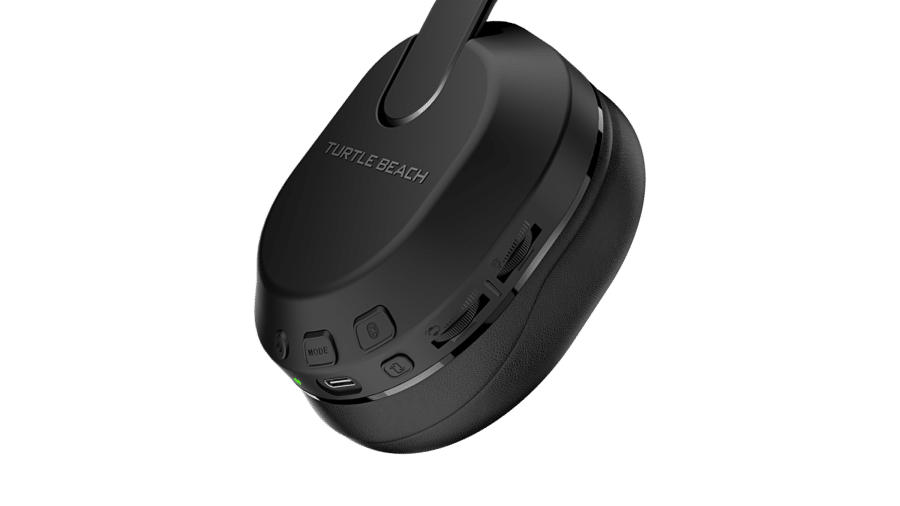 Turtle Beach - Stealth 500 XB Multiplatform Wireless Gaming Headset - Black Button Cloe Up