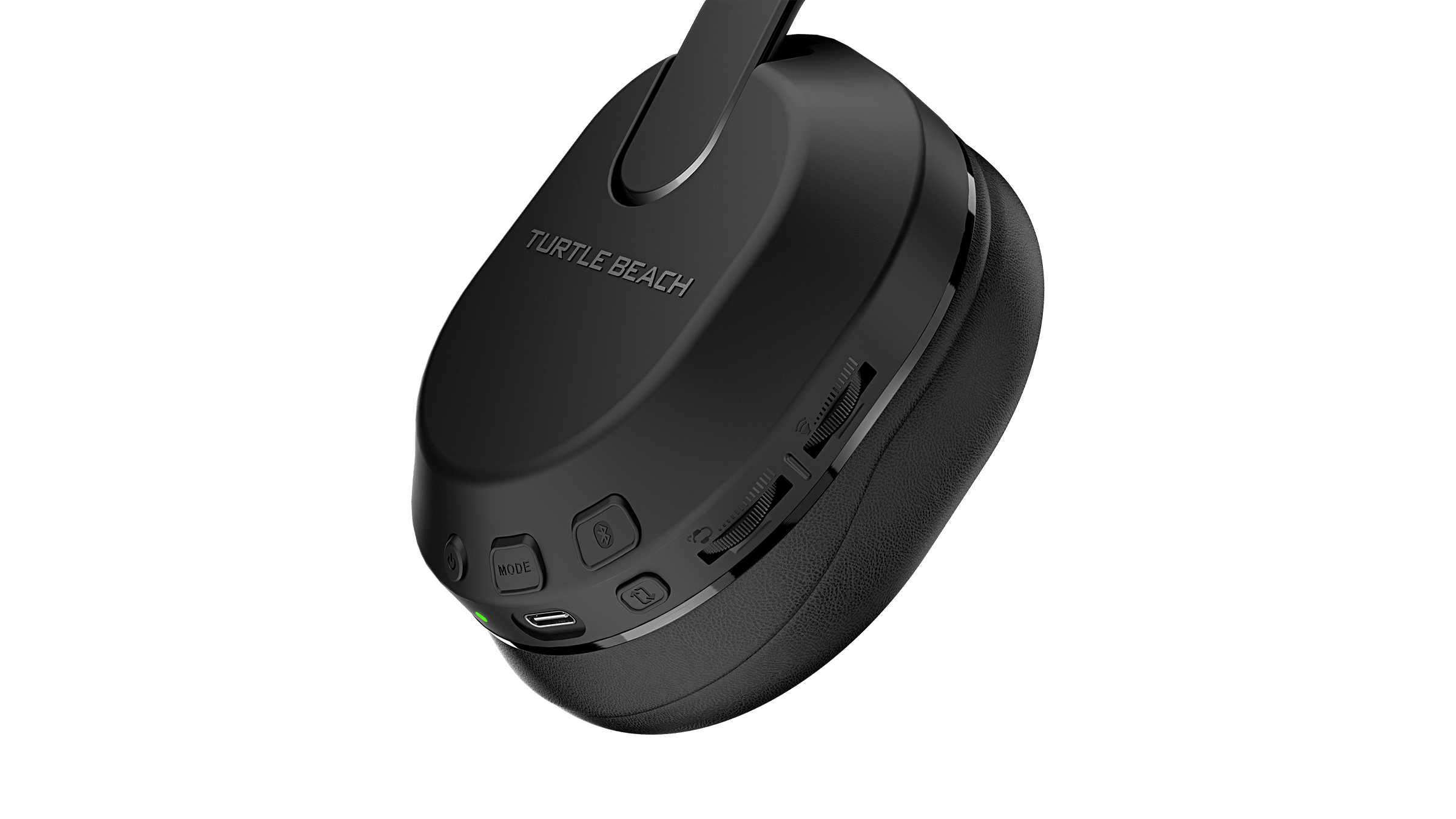 Turtle Beach - Stealth 500 XB Multiplatform Wireless Gaming Headset - Black Button Cloe Up