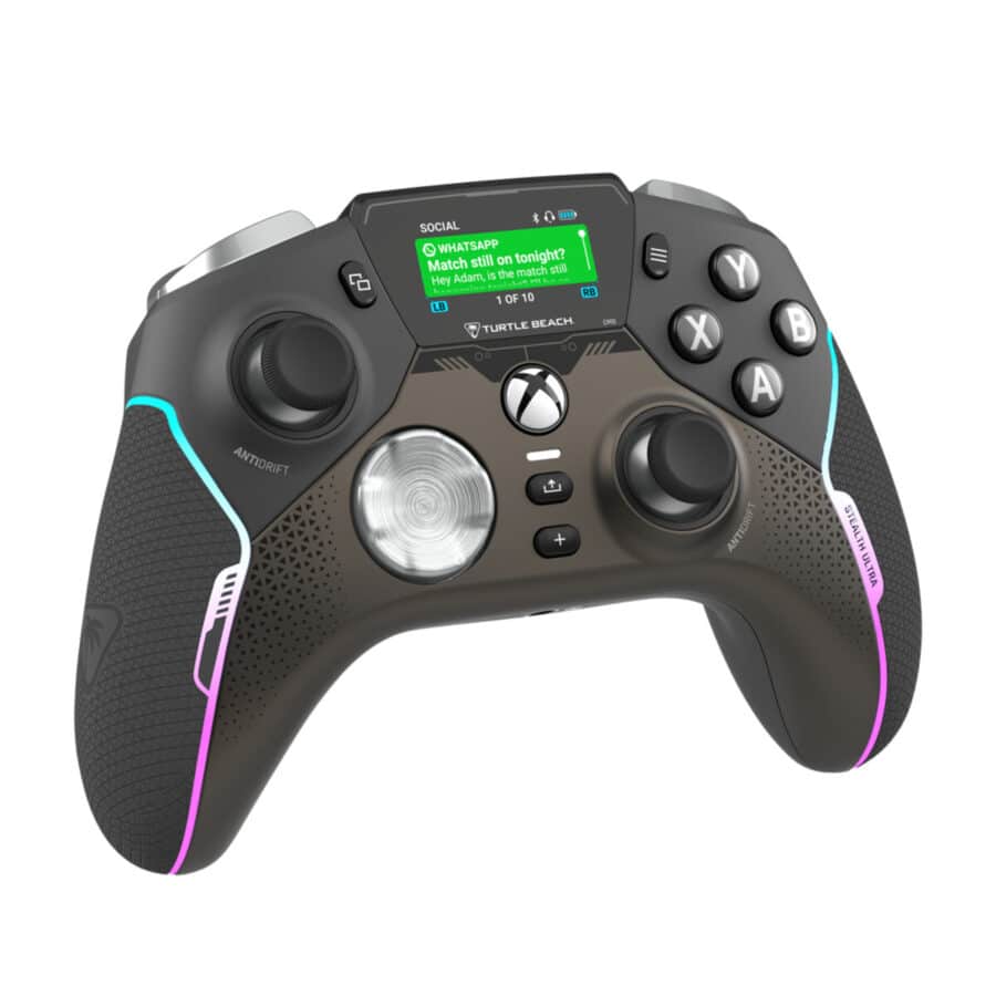 Turtle Beach Stealth Ultra Wireless Controller Gaming Headset Right side Angled View