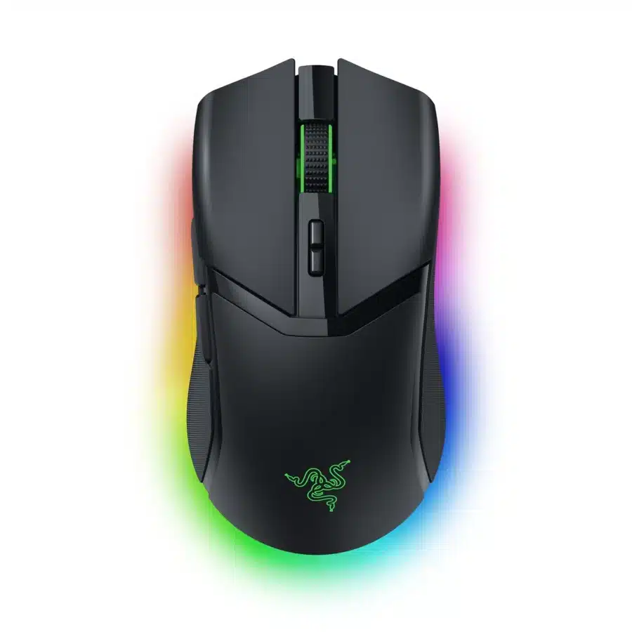 Razer - Cobra Pro Mouse – Black - Black Top View