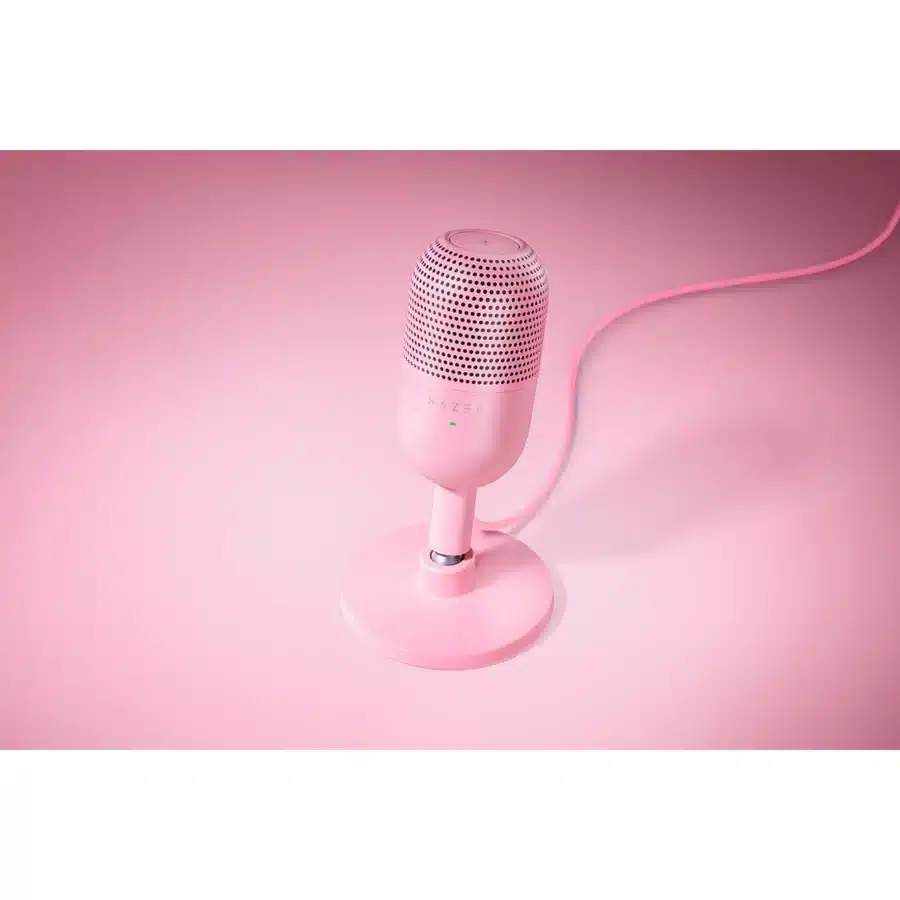 Razer - Seiren V3 Mini Microphone - Quartz Angled View