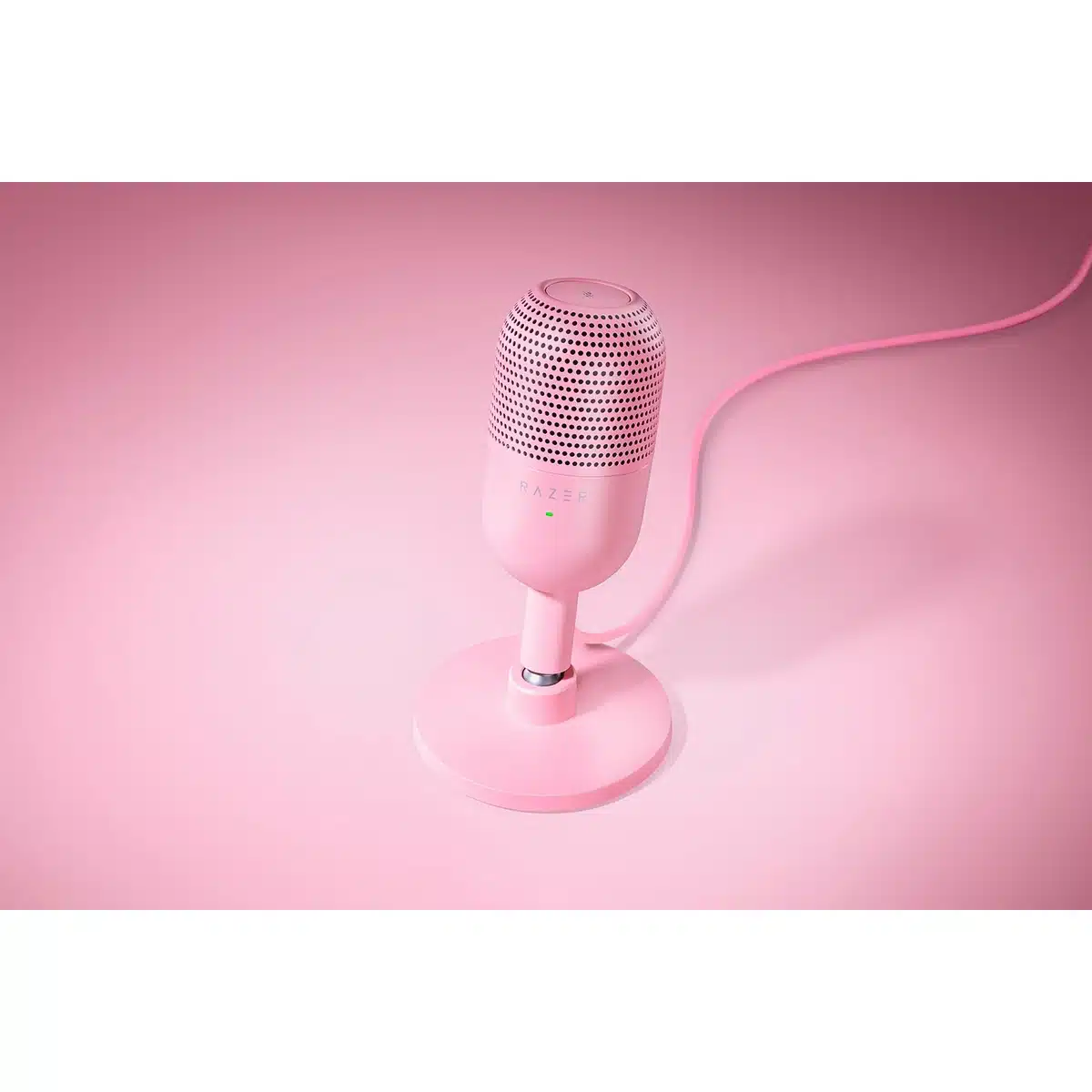 Razer - Seiren V3 Mini Microphone - Quartz Angled View