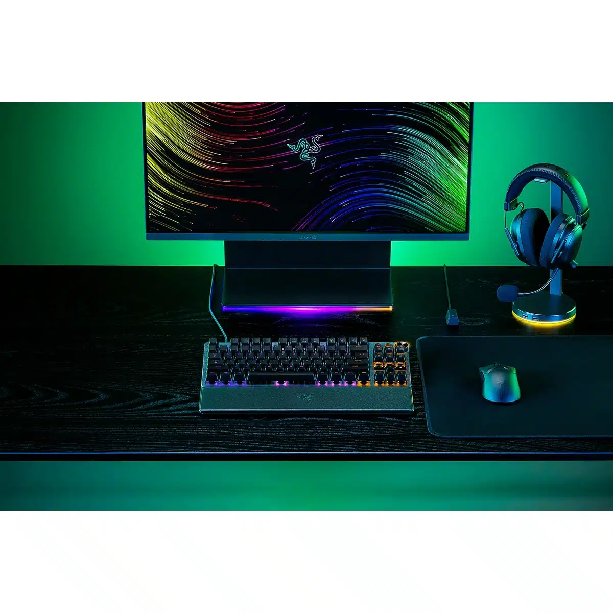 Razer Huntsman V3 Pro Tenkeyless RGB Keyboard - UK RGB Lighting Set Up