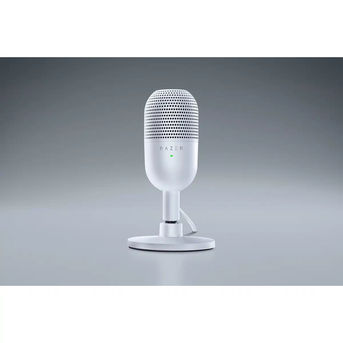 Razer - Seiren V3 Mini Microphone - White Top View