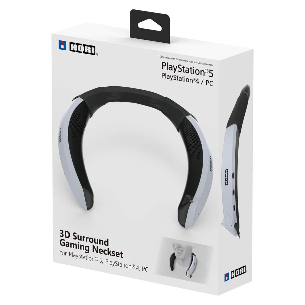 Hori - 3D Surround Gaming Neckset Designed For PlayStation 5 - White Box