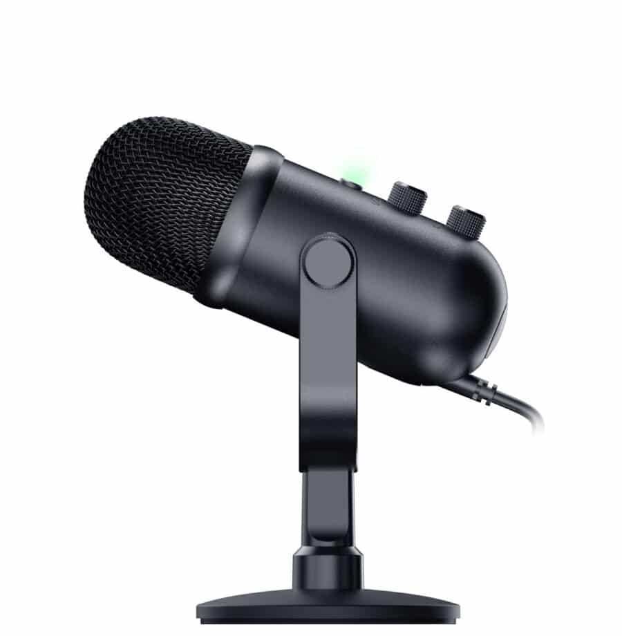 Razer - Seiren V2 Pro Microphone - Black Side View
