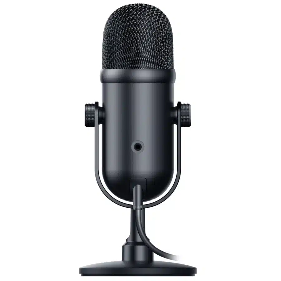 Razer - Seiren V2 Pro Microphone - Black Back View
