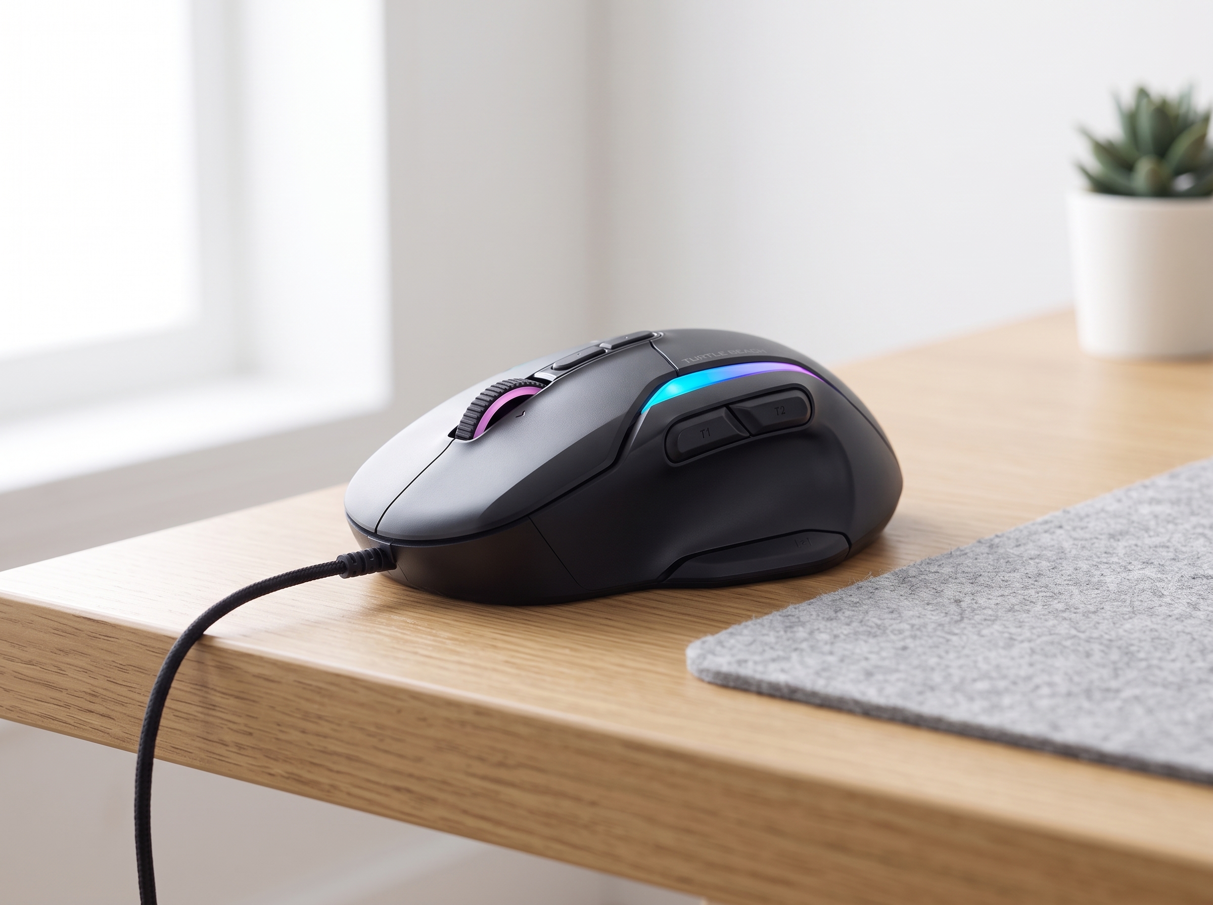 Turtle Beach - Kone II Wired Ergonomic Gaming Mouse - Black