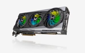 Sapphire Radeon 6800 XT SE - Angled Fan View