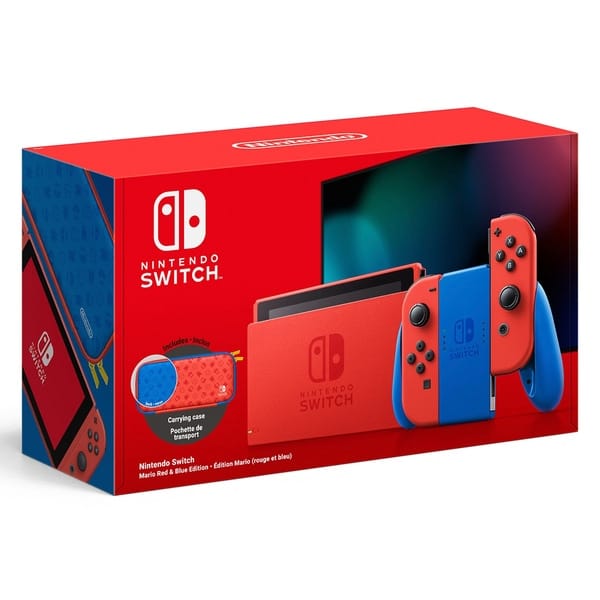 Nintendo Switch Mario Red & Blue Edition Box