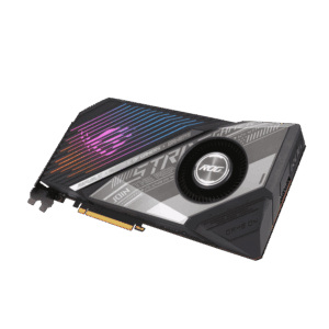 ASUS ROG Radeon RX 6800 XT Strix LC Angled Card View