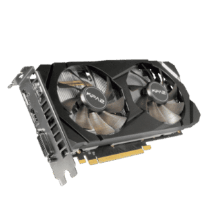 KFA2 GeForce GTX 1660 Super (1-Click OC) Angled Fan View