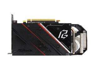 ASRock RX 5500 XT Phantom Gaming D 8G OC Backplate View