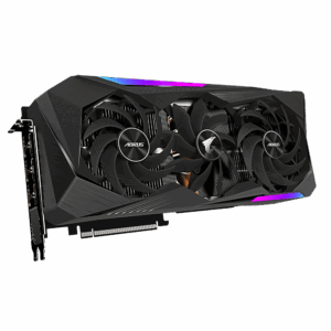 Gigabyte AORUS GeForce RTX 3070 Ti MASTER Angled Fan View