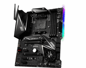 MSI MPG X570 Gaming Edge WiFi Angled Front View
