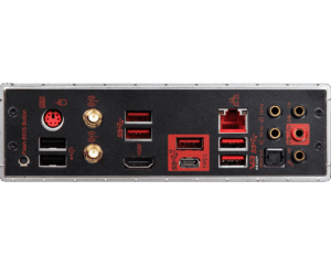 MSI MPG X570 Gaming Edge WiFi IO Panel View