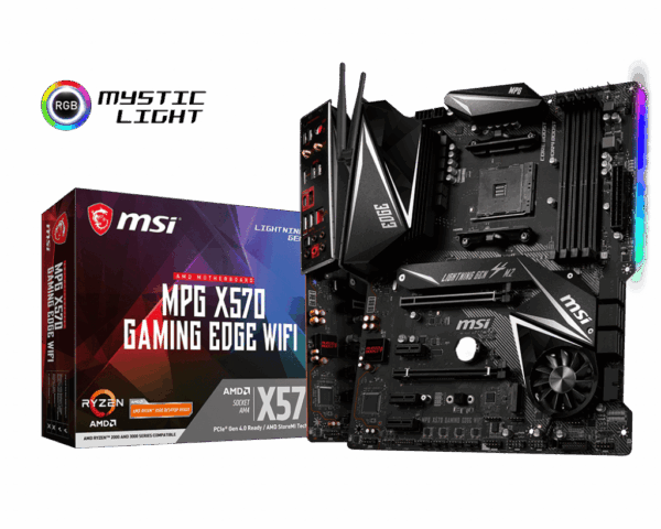 MSI MPG X570 Gaming Edge WiFi Box Promo View